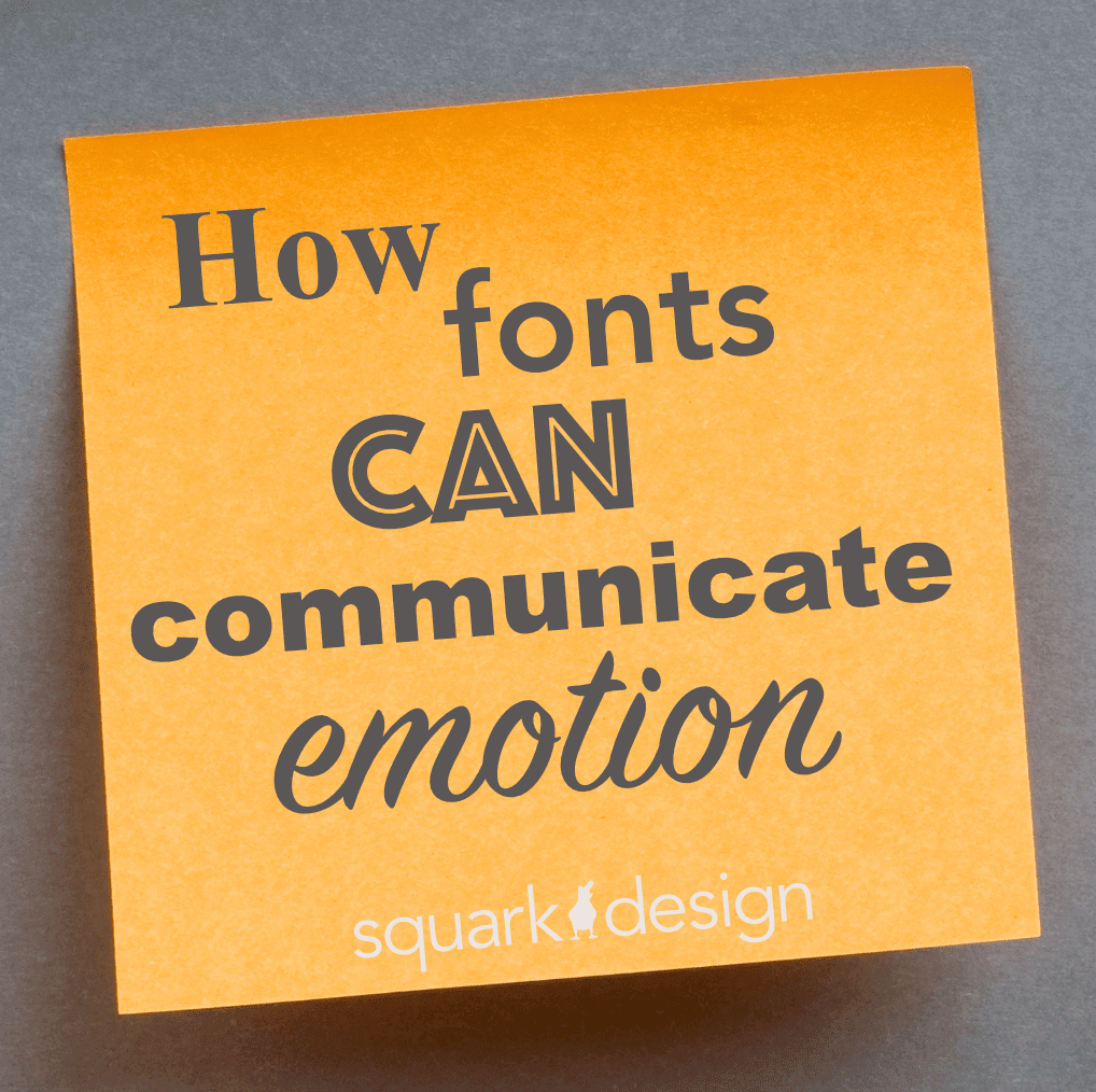 How fonts can communicate emotion